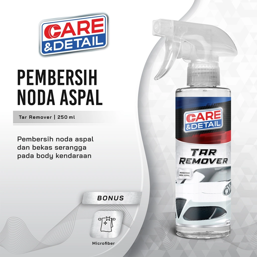 Care & Detail Tar Remover | Penghilang Noda Aspal Bekas Serangga Body Mobil