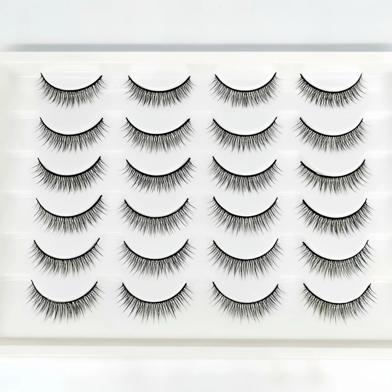 3D Eyelash isi 12 pasang bulu mata tulang tebal fake lashes eyelashes medium bulumata soft natural