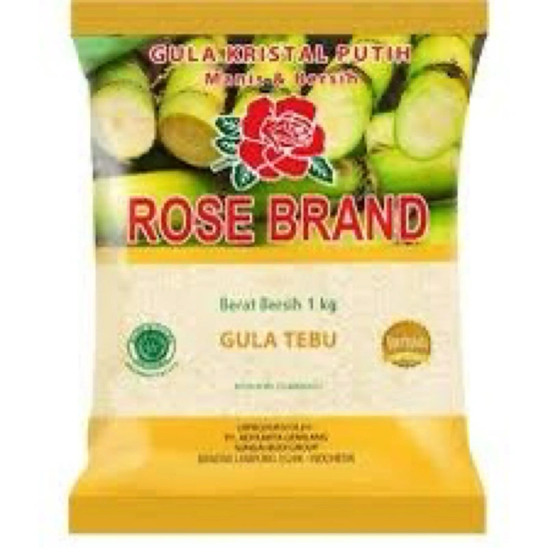 [BOXA] GULA ROSE BRAND KEMASAN KUNING DAN HIJAU RANDOM 1KG MURAH READY- gula pasir kemasan 1kg kualitas gula premium tebu
