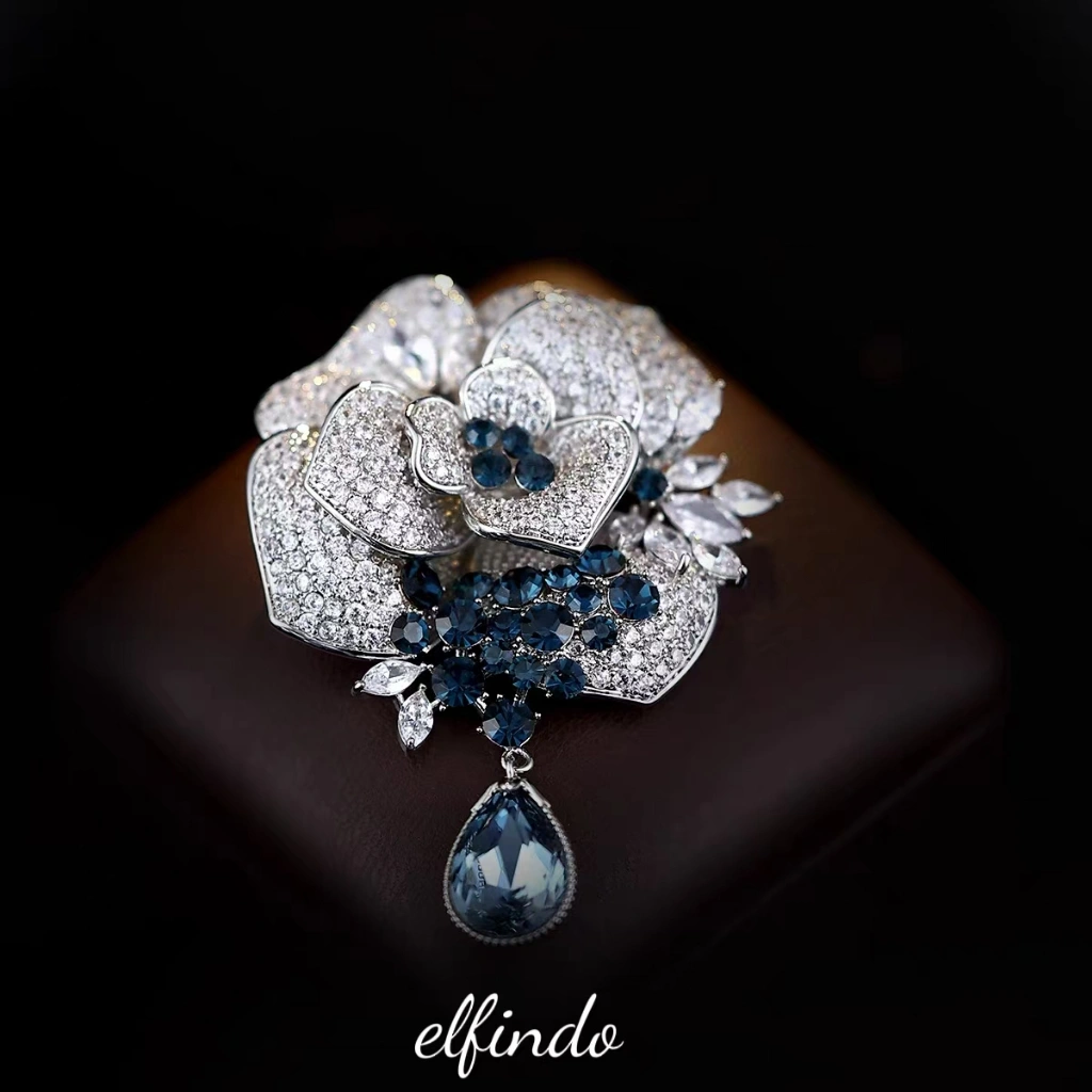 Elfindo- 183 Bros Vintage Kristal Design Luxury Accessories Wanita Mewah Kekinian