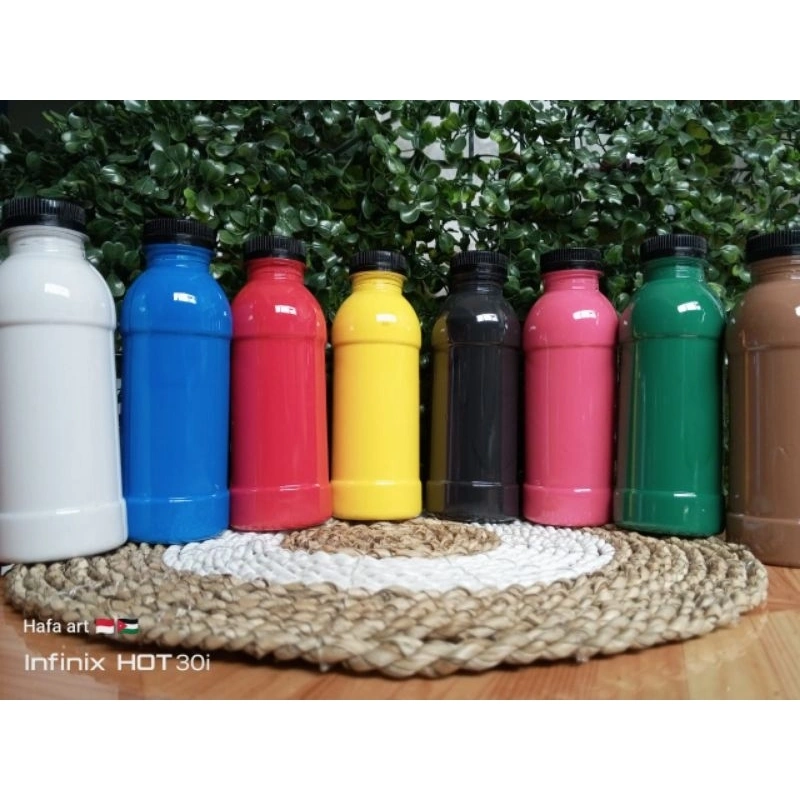Paket Cat lukis 12 warna sterofoam / cat air / cat lukis serbaguna 250 gr / acrylic / color
