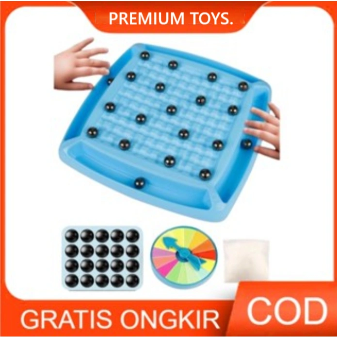 Mainan Anak MAGNETIC BATTLE CHESS Mainan Game Board Family Strategy Games