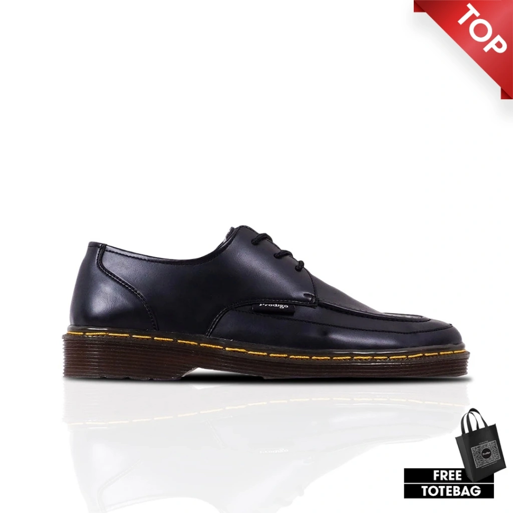 Prodigo * Sepatu Pria Mahakam hitam | Sepatu low Boots | Sepatu Pantofel | Sepatu kerja | sepatu boots casual | Terbaru