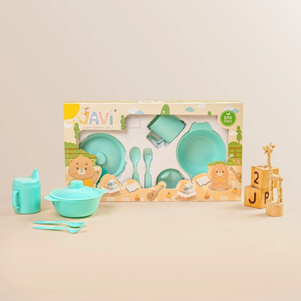 Javi / Feeding Set Baby JAVI / Set Alat Makan Bayi Medium JAVI