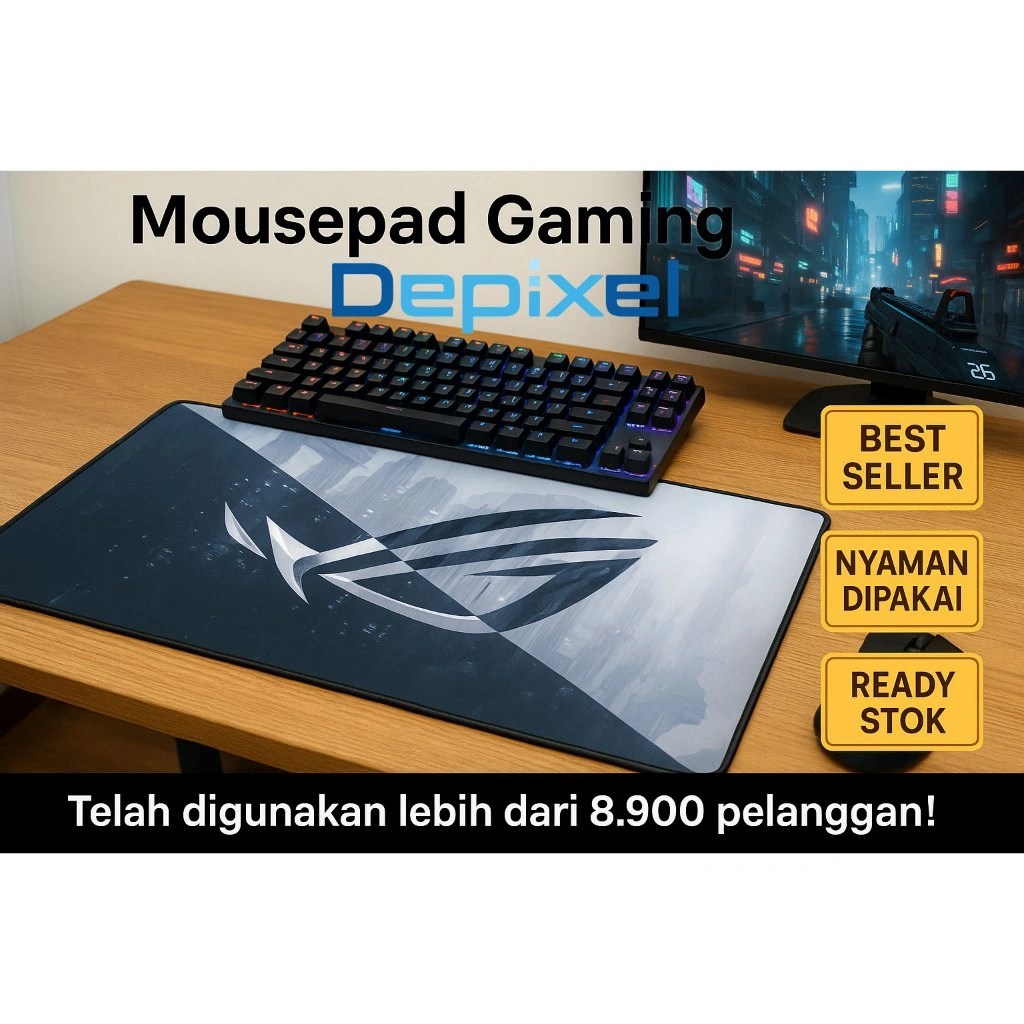 Gaming Mouse Pad XXL Jumbo Size Anti Slip Desk Mat Extra Wide Keyboard Compatible Gaming Surface