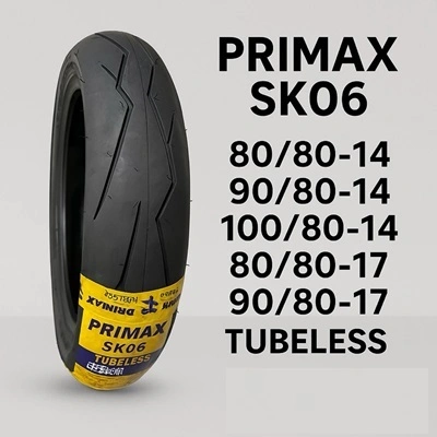 Ban Viral !! Ban Motor Tubles Matic Primax Sk06 Original Ukuran Pilih Di Varian Ring 14 & 17