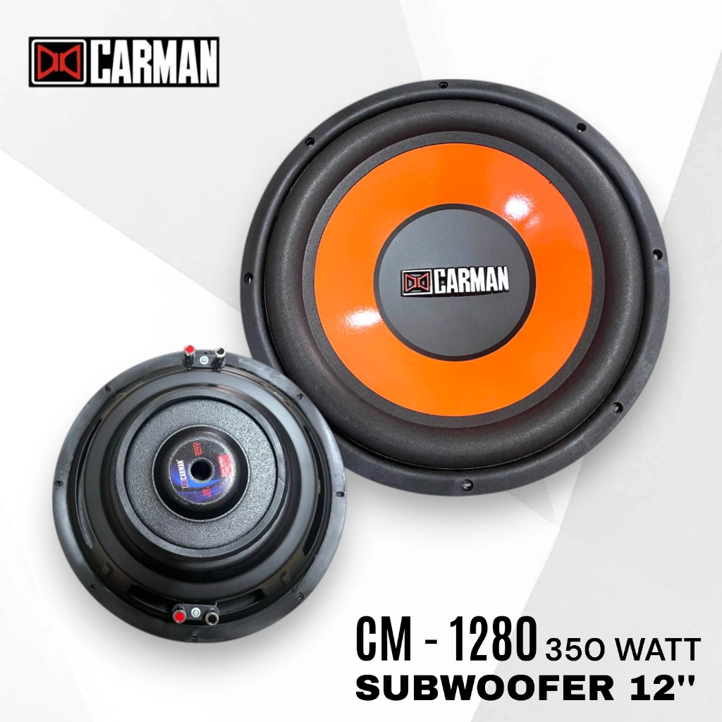Subwoofer 12 inch CARMAN CM-1280 double coil speaker audio mobil subwoofer 12" CM-1280