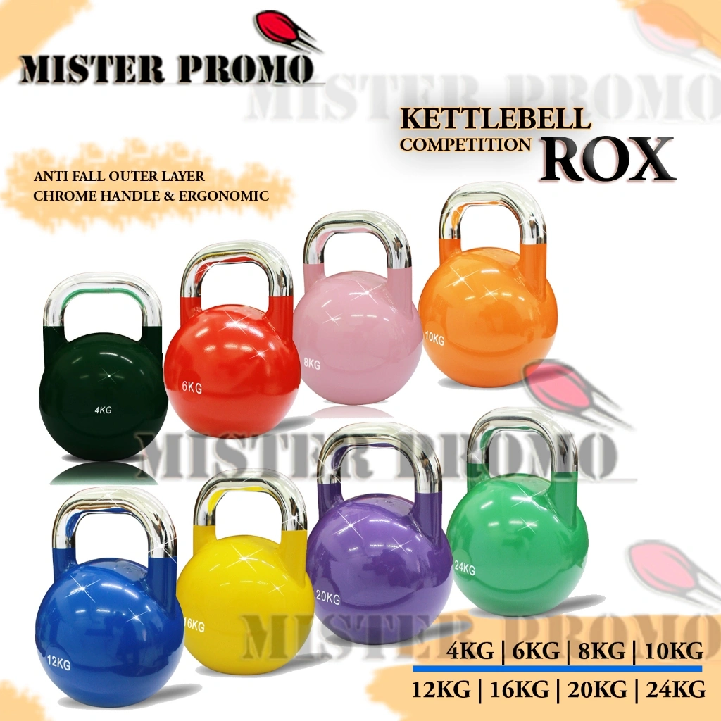 Kettlebell Competition ROX Kettle Bell | Ketelbel | Ketel Bel Original 4kg 6kg 8kg 10kg 12kg 16kg 20kg 24kg