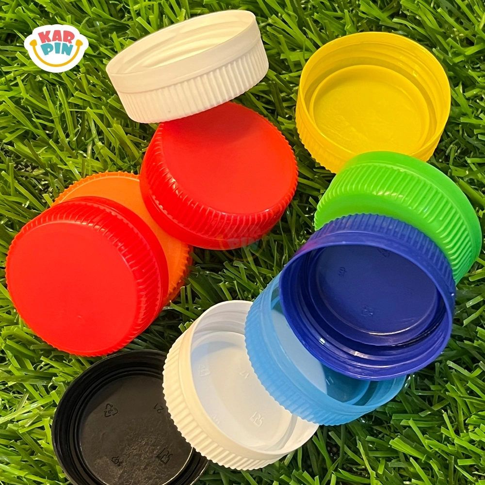 [Karpin] Tutup Botol Plastik Short Neck 10 pcs Pilih Warna Cocok untuk Mainan Edukasi & Prakarya Art Craft Anak