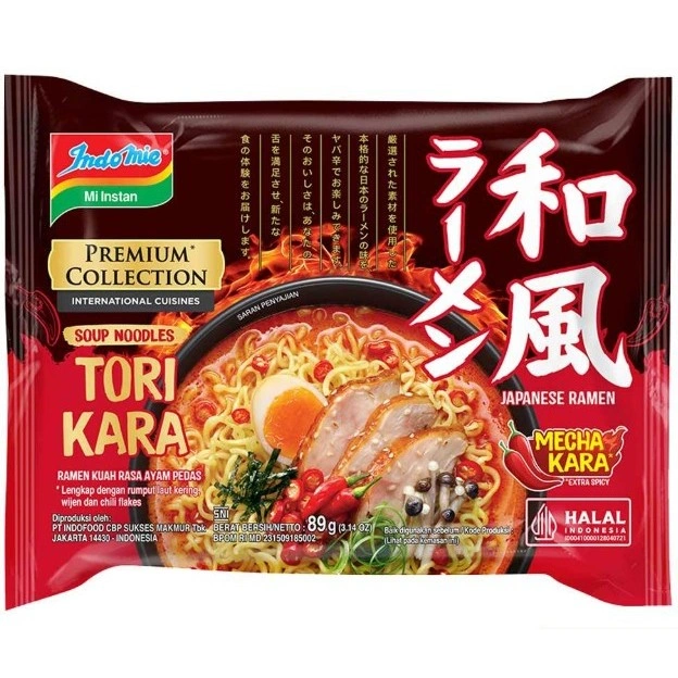 Tori Kara Instan - Indomie Instan - 89 gr