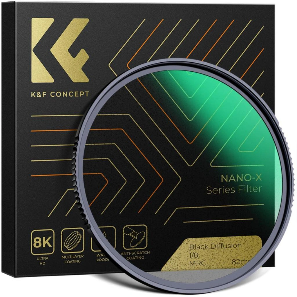 K&F Concept KNF Lens Filter Nano-X Black Mist 1/8 Filter - FIlter Kamera - Camera Accessories