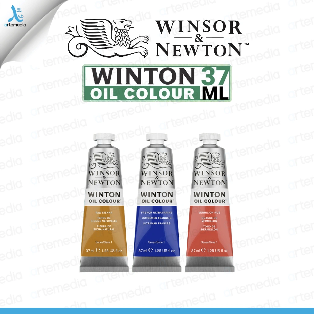 Winsor & Newton Winton 37ml Oil Color Series 1 Cat Minyak Lukis 01/02