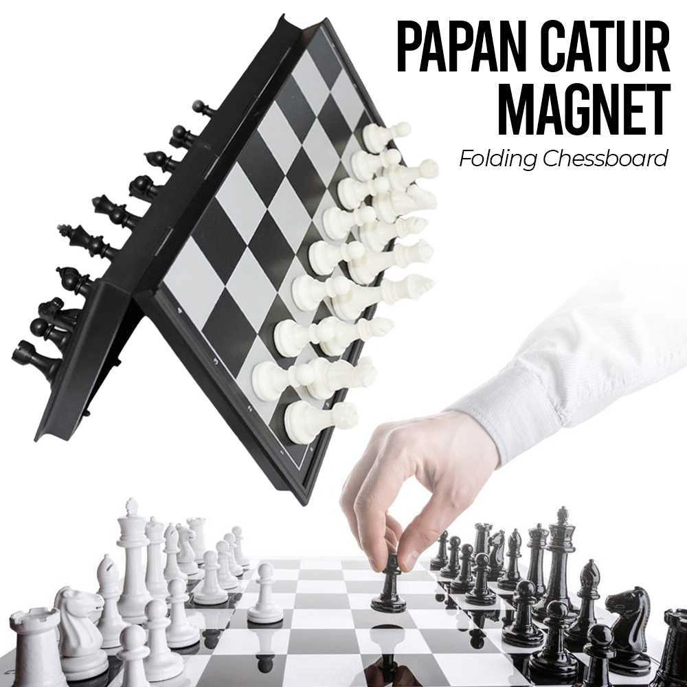 Yishun Permainan Papan Catur Lipat Magnet Folding Chessboard - YS-B1