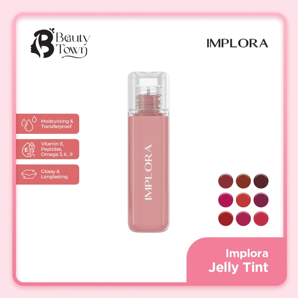Implora Jelly Tint | Lip Tint Transferproof dan Tahan Lama