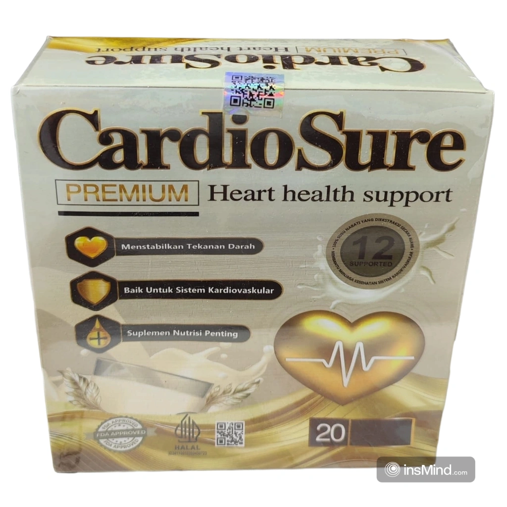 CARDIOSURE ASLI ORIGINAL MILK SUSU OBAT HIPERTENSI JANTUNG STRUK KOLESTROL ASAM URAT