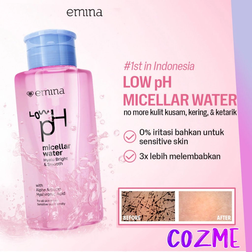 EMINA Low pH Micellar Water HyaluBright & Smooth 125mL