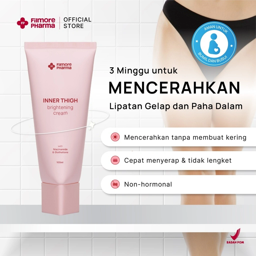 Inner Thigh Brightening Cream | Pencerah Area Lipatan secara Cepat dan Aman dalam 3 Minggu