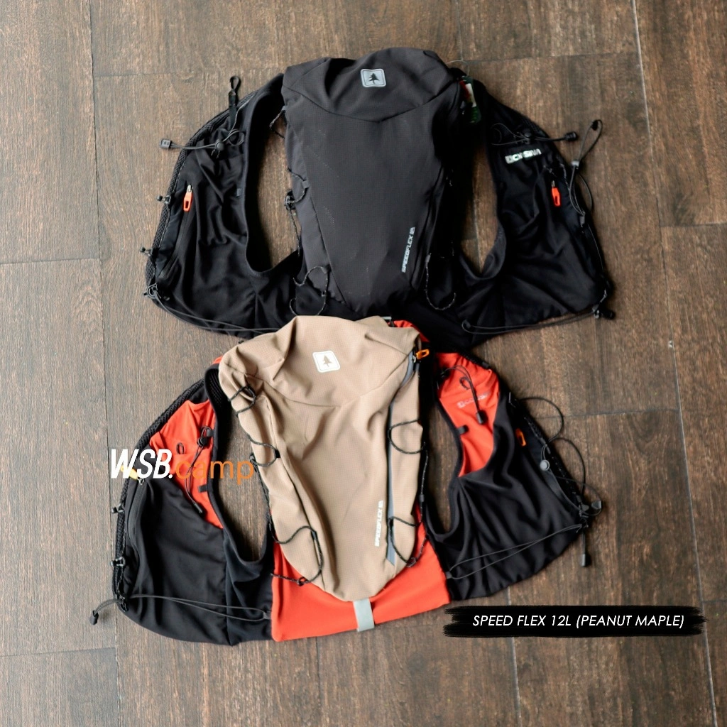 TAS TRAIL RUN CONSINA - VEST RUNNING HYDROPACK - SPEED FLEX 12 LITER - FAST RUN - STRIDE - FIT FLOW