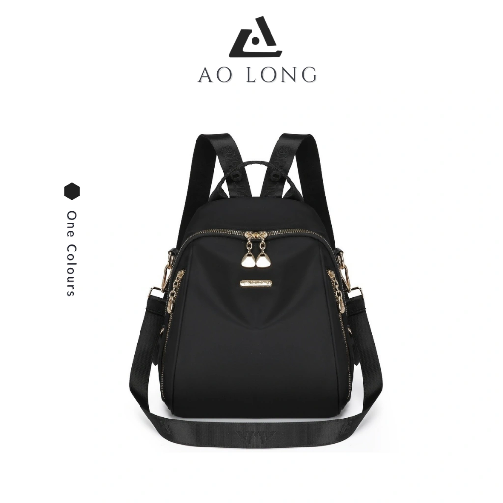 AOLONG MIKA #0206-3 - Tas Ransel Wanita Fashion Sekolah Terkini Free Tali Panjang BISA COD R.160