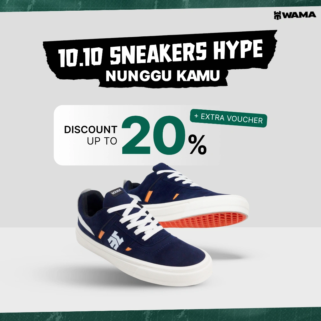 WAMA - Gaxin | Sneakers Casual - Sepatu Sneakers Casual Pria Brand Lokal Vulcanized Anti Slip