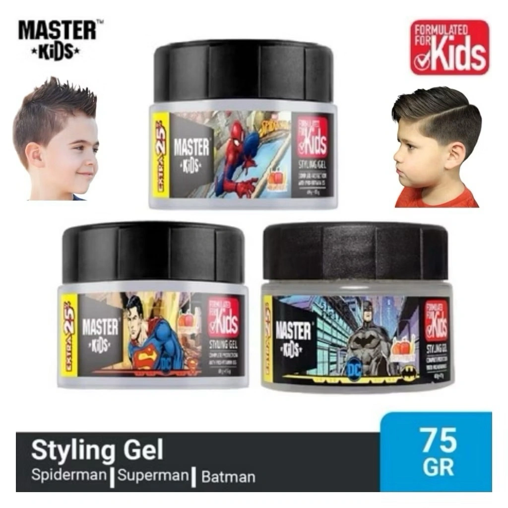 Master Kids Styling Gel Hair 75gr - Gel Rambut Anak Morris Pomade Anak Penata Rambut Anak Laki Cowok
