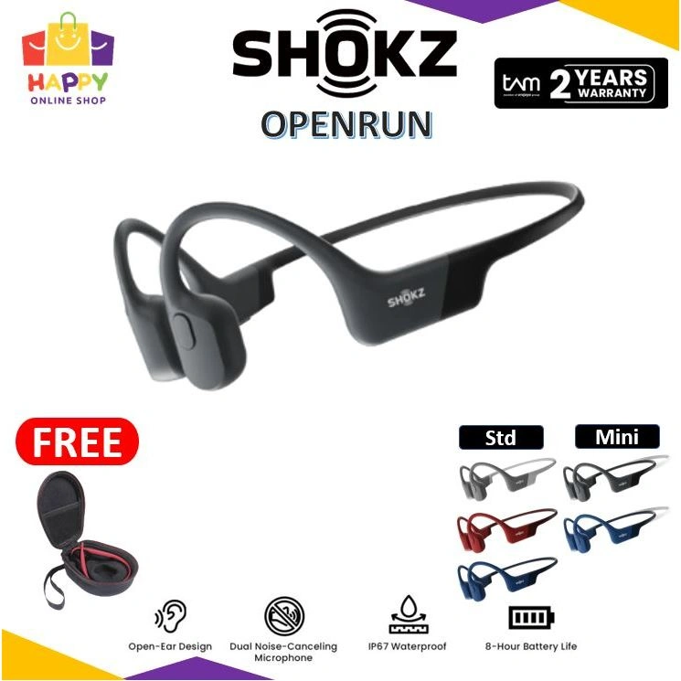 Shokz Openrun Wireless Bone Conduction Headphone 