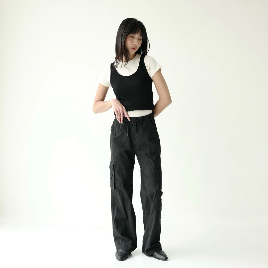 Celana Cargo Pants Y2K Korean Style | ELORAE | Ellen Cargo