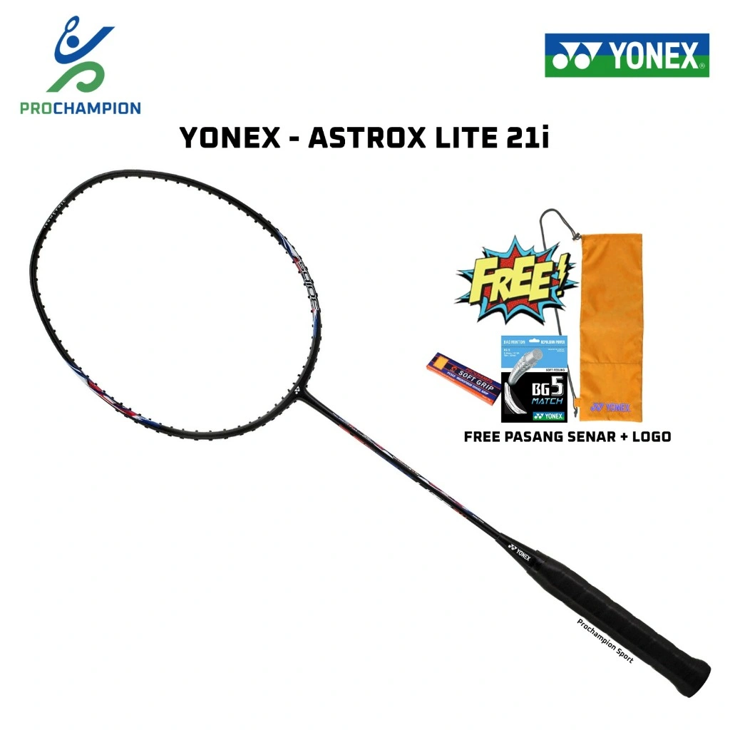 Yonex Astrox Lite 21I 27I Raket Badminton Original