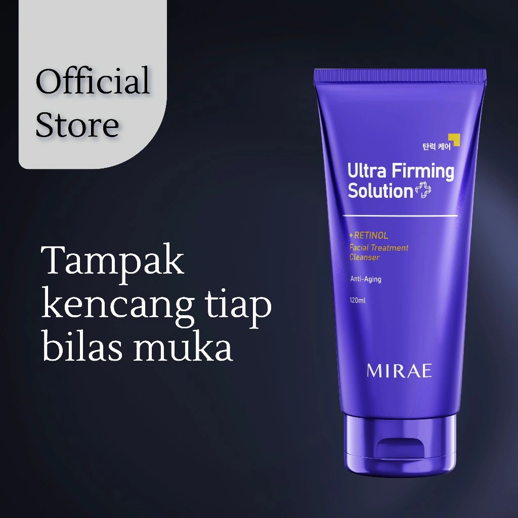 MIRAE Facial Cleanser 120 ml | Anti Aging | Sabun Cuci Muka | Facial Wash | Sabun Pembersih Wajah | Ultra Firming Solution