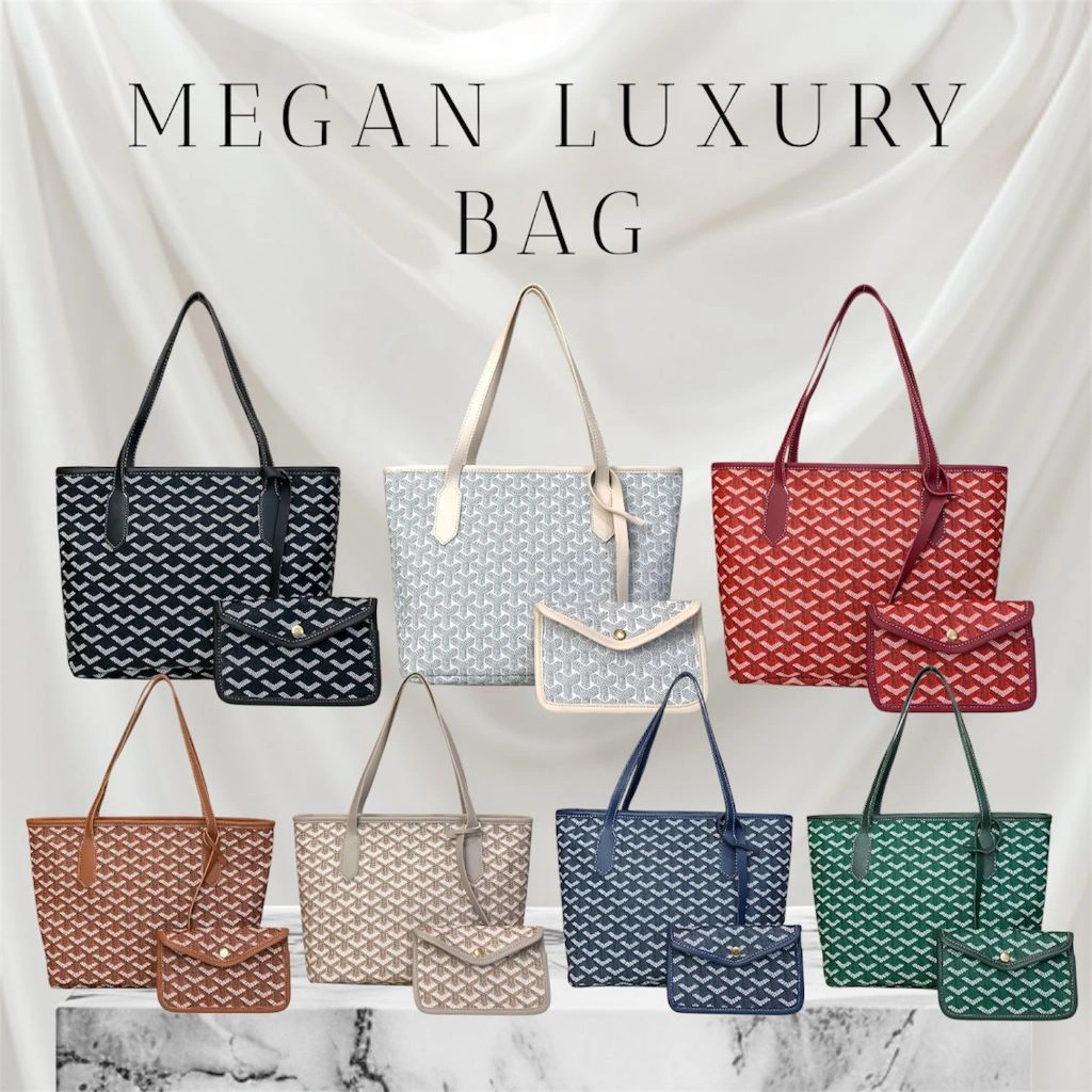 Pondoktascantik Megan Luxury Bag Totebag Wanita Tas Selempang Premium Syntheti Tas Viral