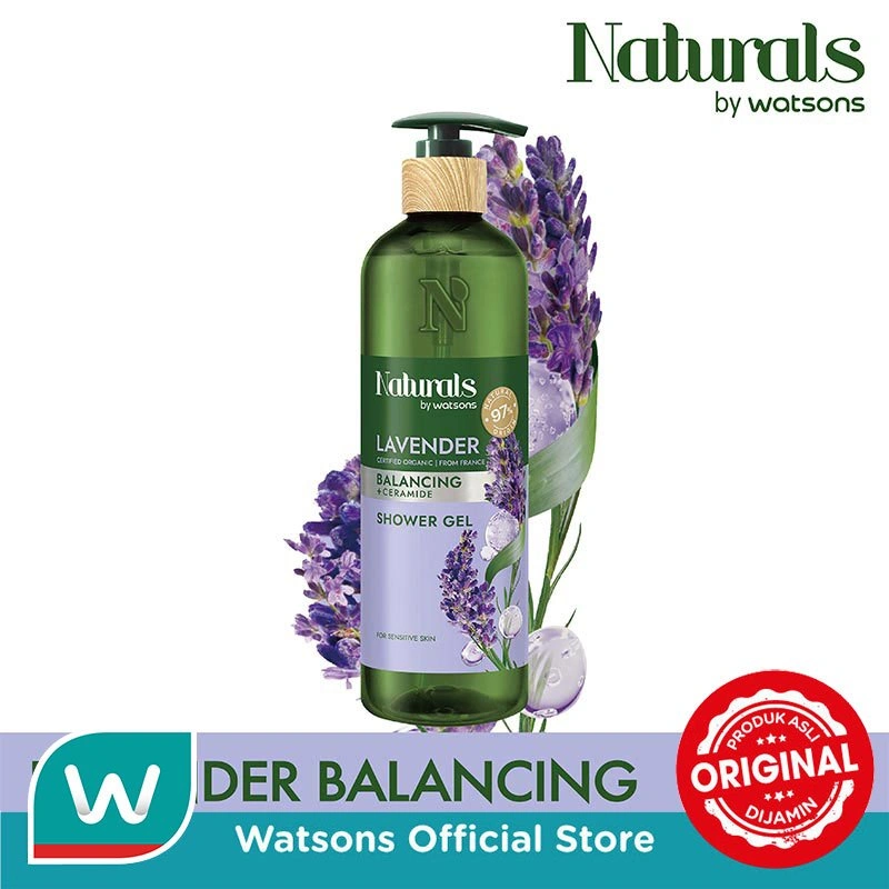 Naturals by Watsons Lavender Balancing Shower Gel 490ml