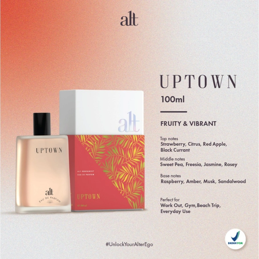 Alt Perfumery Uptown Eau de parfum | Exclusive Perfume - 100ml