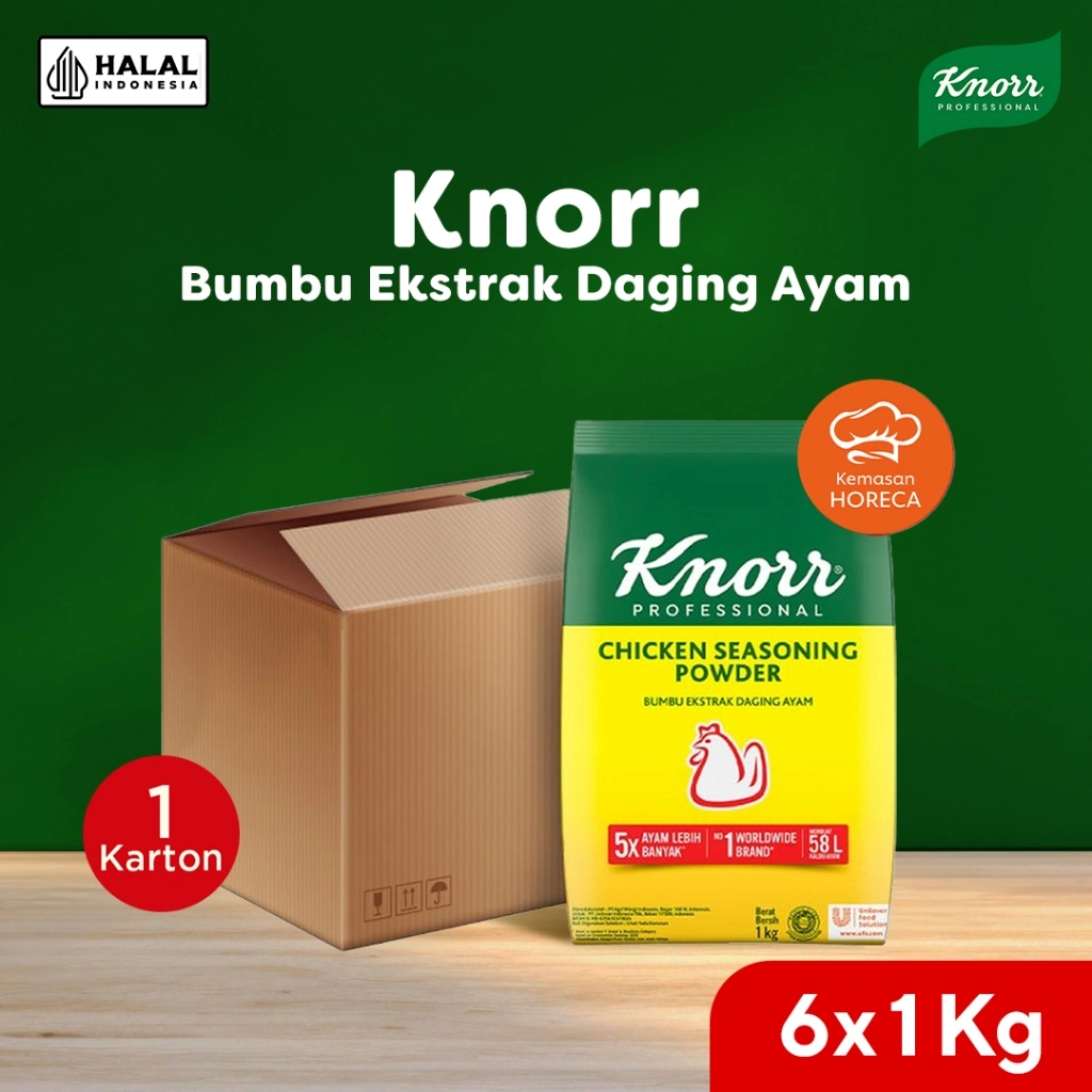 Knorr Chicken Seasoning Powder Refill 1Kg 1 Karton