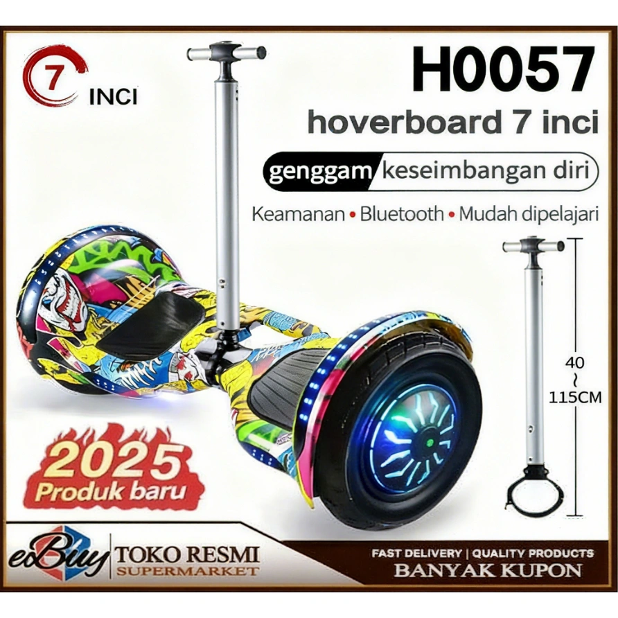 e-Buy 7 Inch Smart Balance Wheel / Segway / Smart Balance Hover Board Hoverboard