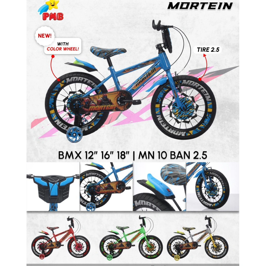 Sepeda Anak BMX Ukuran 12 / 16 / 18 Velion V52 Murah / Sepeda Anak Laki BMX Ukuran 12 / 16 / 18 Velion V52 Murah
