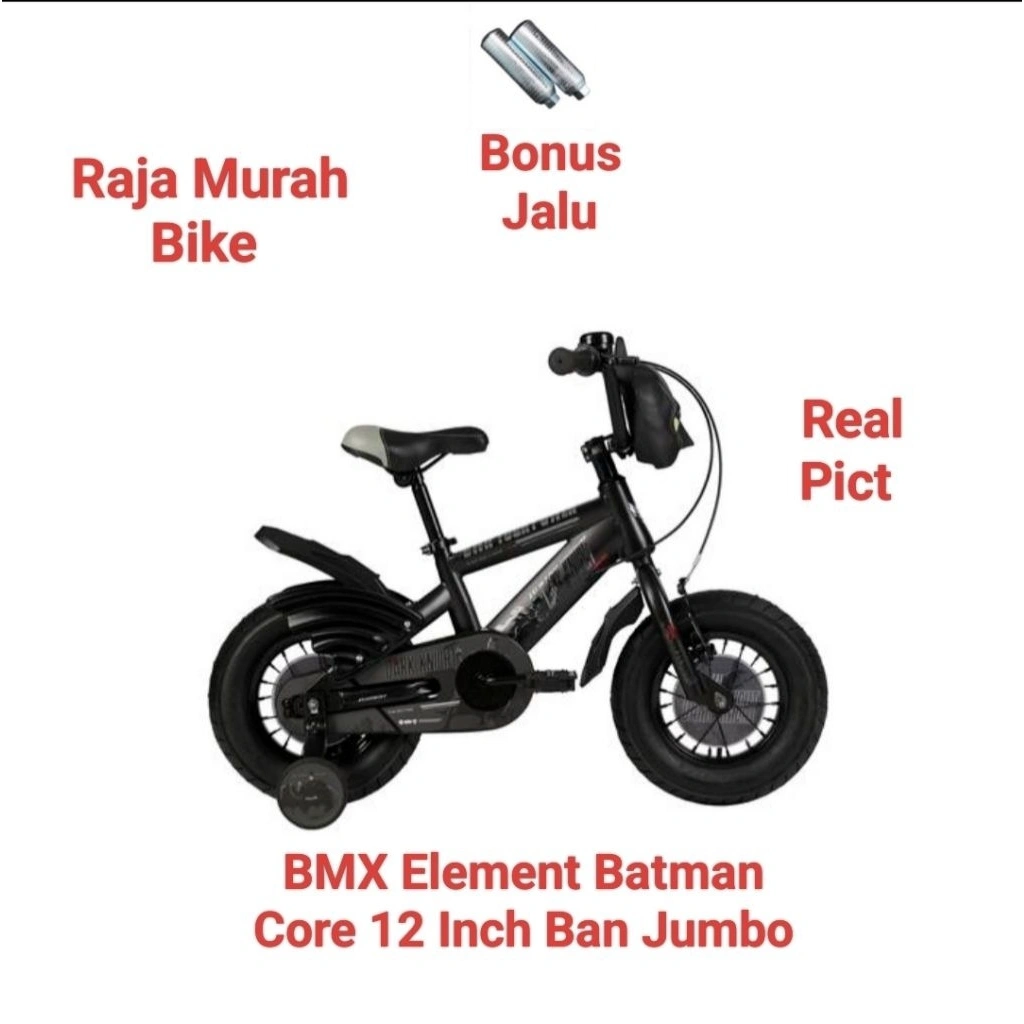 Sepeda Anak Bmx Element Batman Core 12,16,18 Inch Sepeda BMX Element Batman Sepeda Anak Laki Laki Bmx Batman Pacific