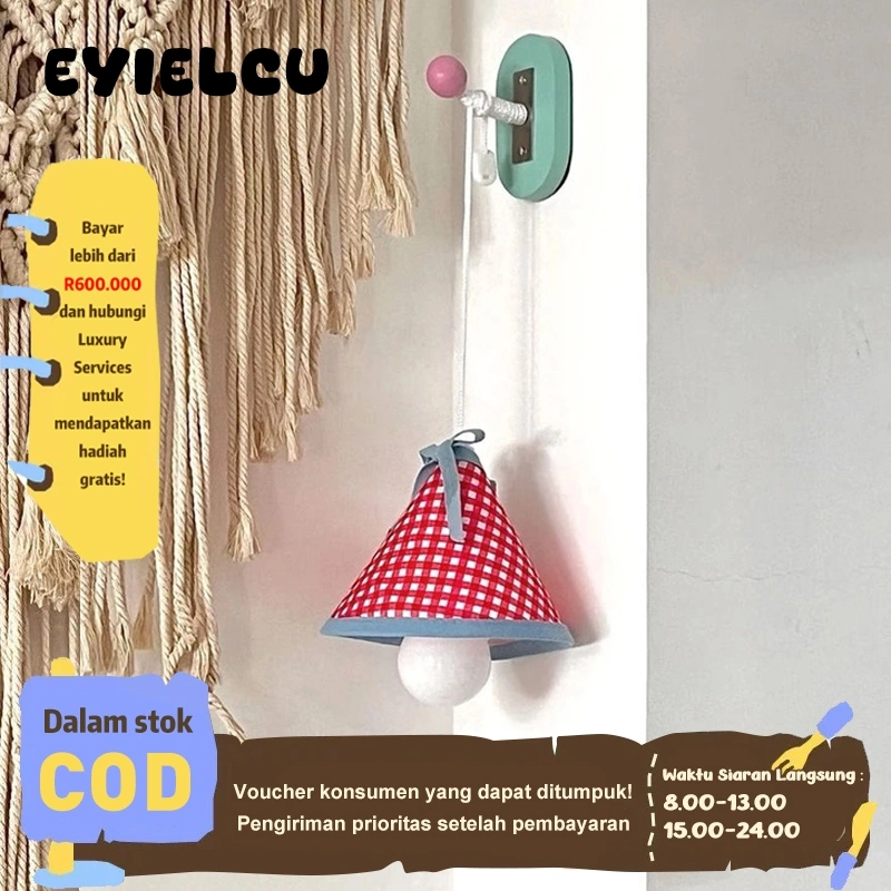 Eyre Lampu Dinding Dopamine, Lampu Tidur Gantung Kamar Asrama & Dekorasi Kamar Tidur, Mood Lamp untuk Anak Kos