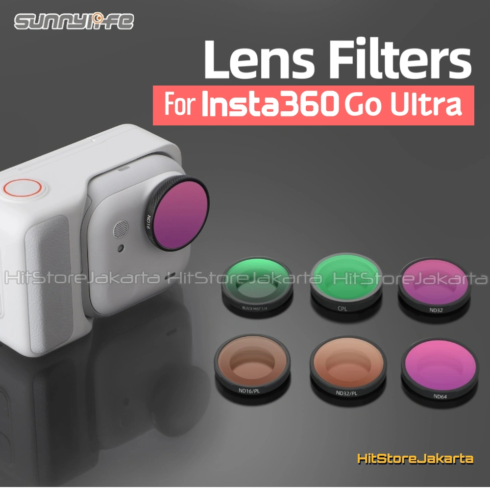 Sunnylife Lens Filter For Insta360 Go Ultra CPL UV ND Filter Go Ultra ND/PL Filter
