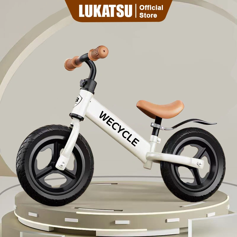 LUKATSU Sepeda Keseimbangan Anak Sepeda Tanpa Pedal Sepeda Geser Anak Mainan Anak Sepeda Balance Bike