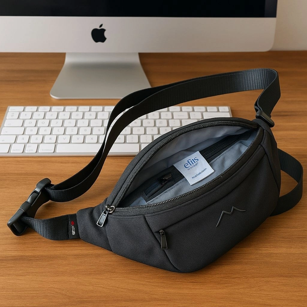 ELVIS VELIX | Ultimate Waistbag Waterproof Tas Selempang Anti Bara Anti Air Pria Pinggang
