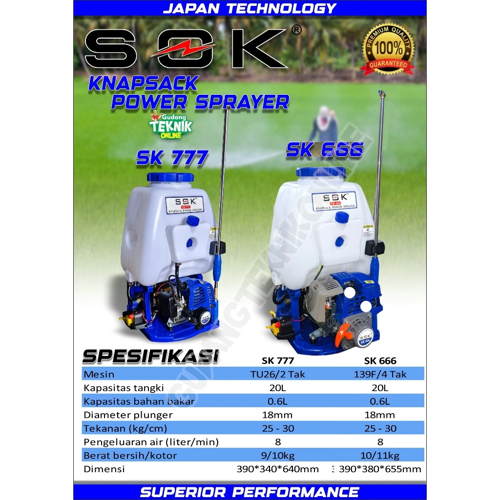 Mesin Semprot Hama 15L 20L 25L SOK SK555 SK666 SK777 SK888 SK999 2Tak 4Tak STANDART TURBO / Engine Sprayer Hama Mesin Kabut Power Spayer Gendong 15 20 Liter Semprot Semprotan Obat Tanaman SK-666 SK-777 SOK