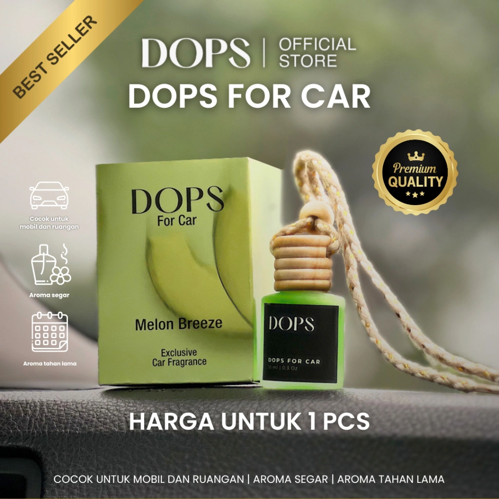 Dops for Car - Parfum Mobil Gantung Mewah Pengharum Ruangan | Fragrance 100% Oil TIDAK FREE STICKER