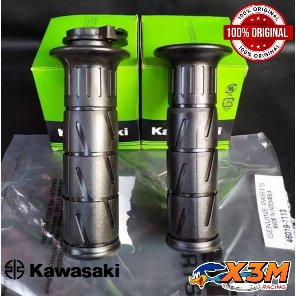 Handgrip Kaze ORIGINAL KAWASAKI Ninja R RR SS Grip Hangrip Hengrip Kazze ORI