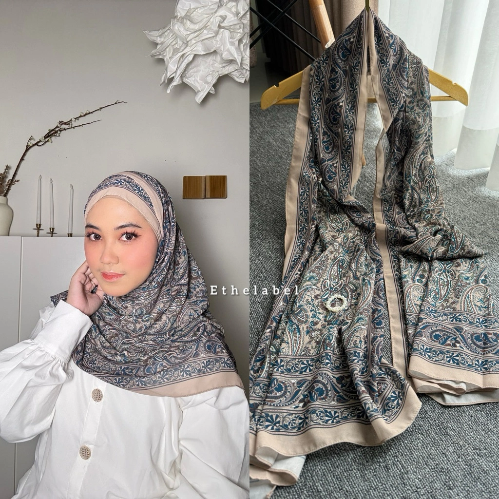 Pashmina Motif Arabian Hijab Motif Pashmina Cashmere Turkey Reenan series