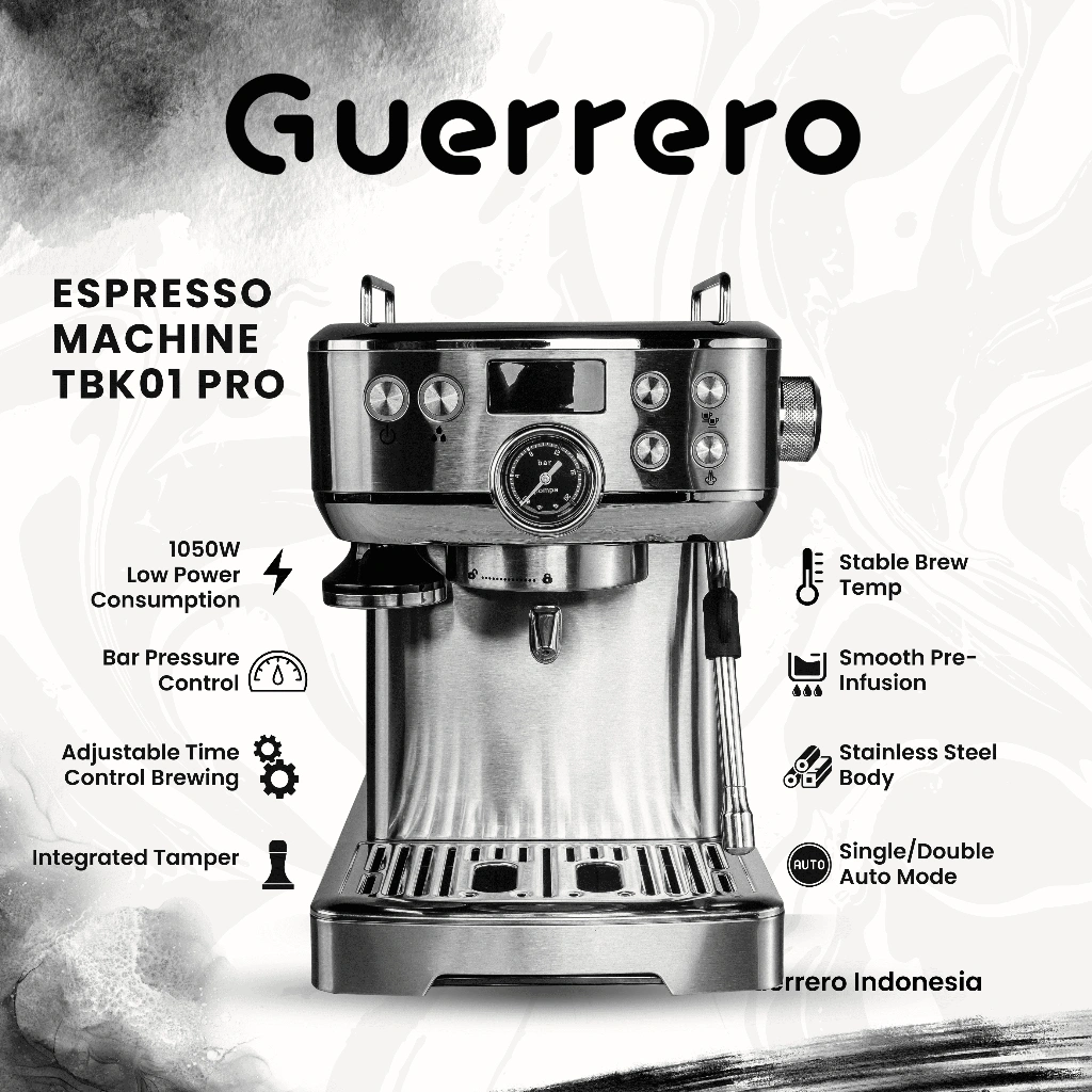 Guerrero TBK01 Pro Mesin Kopi Espresso Machine 58mm