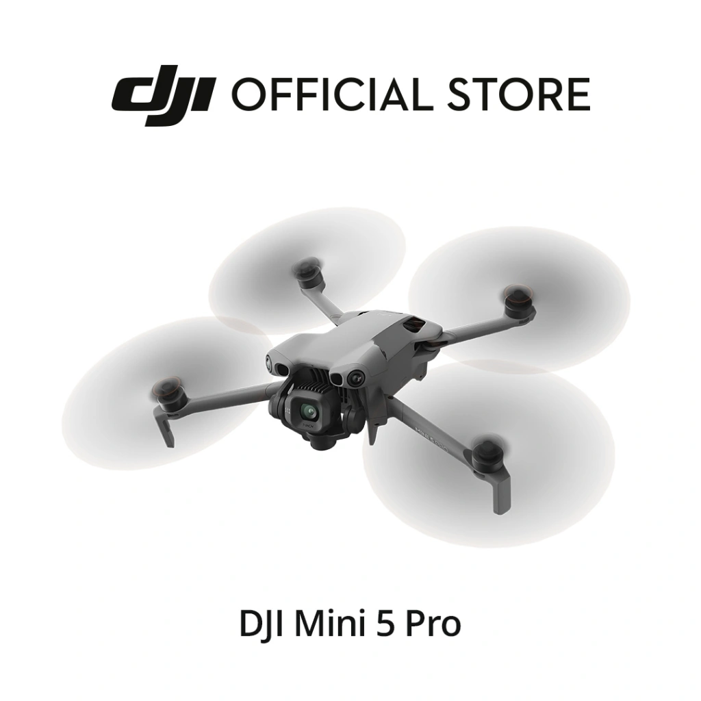 DJI Mini 5 Pro - Camera Drone | 1-Inch Large CMOS Camera | Nightscape Omnidirectional Obstacle Sensing | True Vertical Shooting