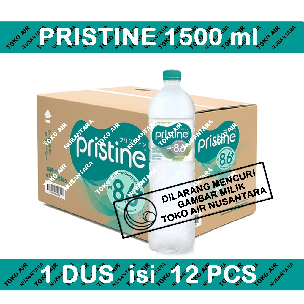 Pristine 1500 ml - Air Minum pH Tinggi