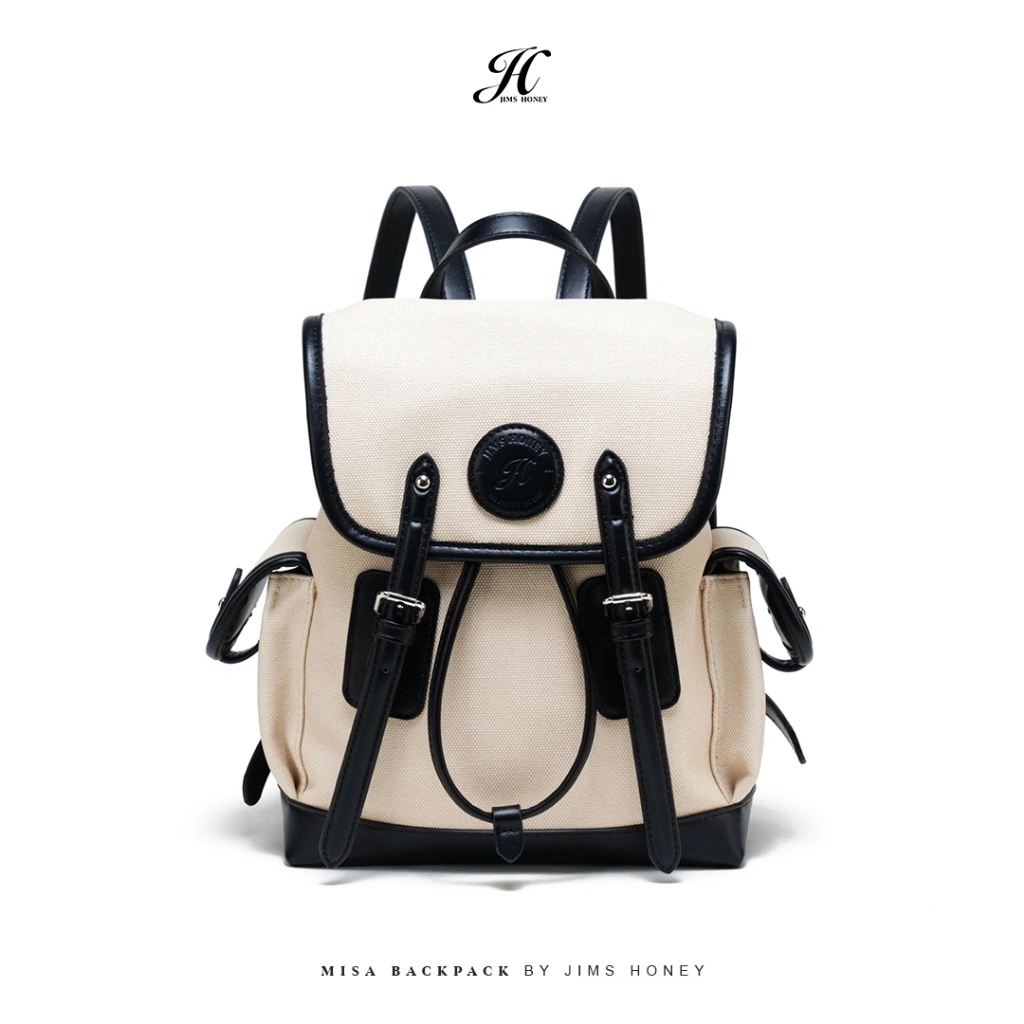 JIMS HONEY - Tas Ransel Wanita Canvas Misa Backpack