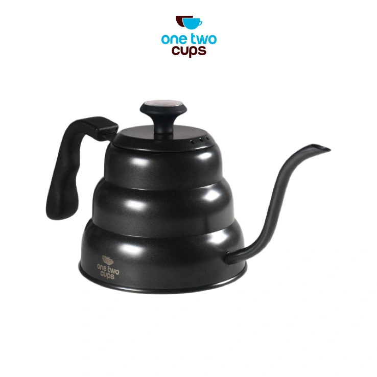 One Two Cups Teko Kopi Leher Angsa Pour Over Kettle Thermometer 1L - PRF12
