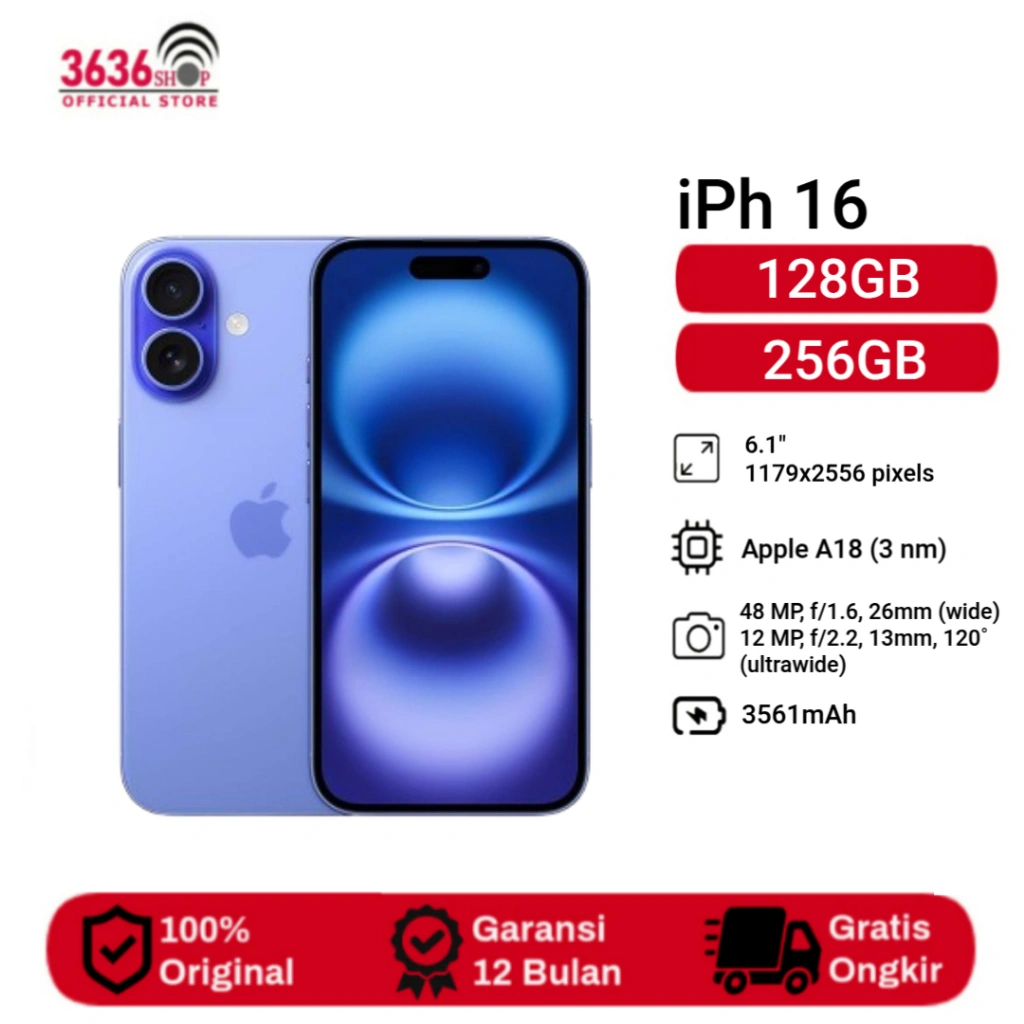 Apple [iPhone] 16 128GB 256GB 512GB